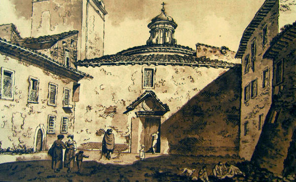 Carlo Labruzzi, Santa Maria della Rotonda à Albano Laziano